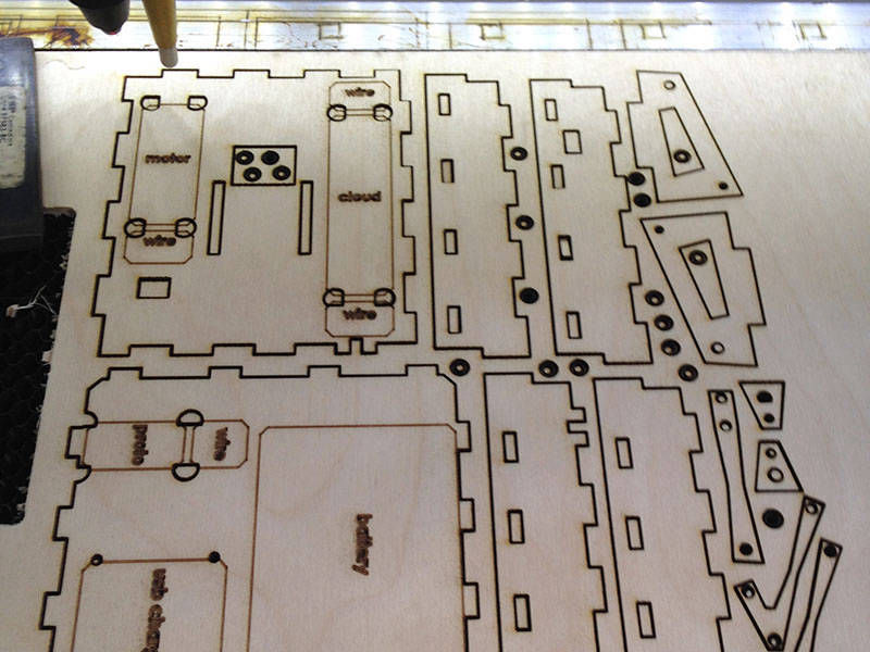 Lasercut pattern