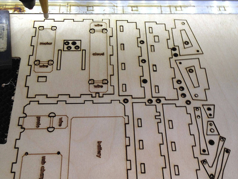 Lasercut pattern