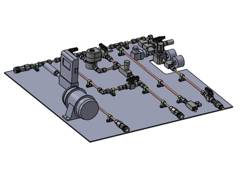 CAD of CO2 panel